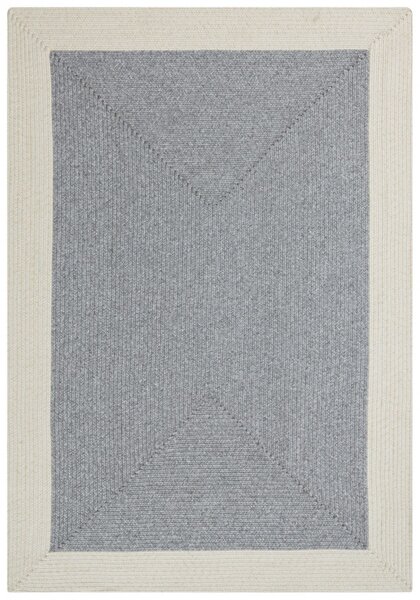 Hans Home | Kusový koberec Braided 105555 Grey Creme – na ven i na doma - 120x170