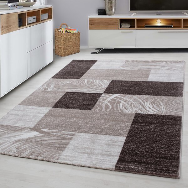 Ayyildiz, Kusový koberec Parma 9220 brown, 80x300, hnědá, chodba / předsíň