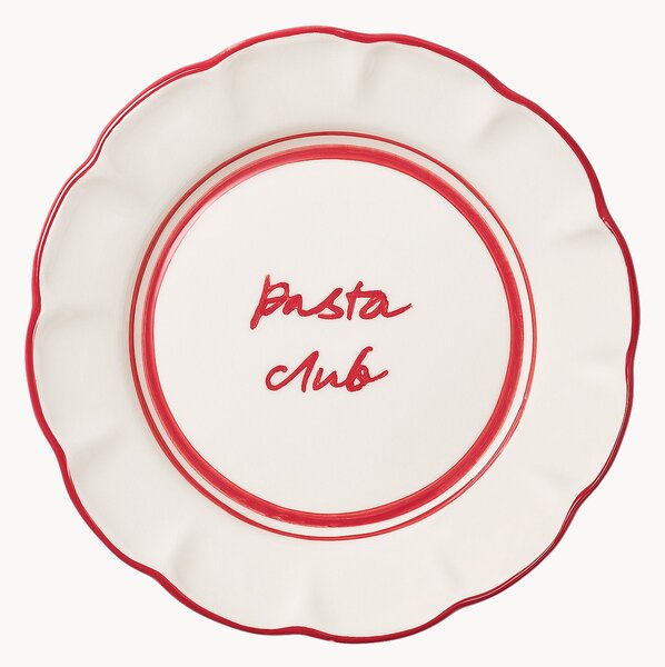 Ručně malovaný snídaňový talíř Bistro