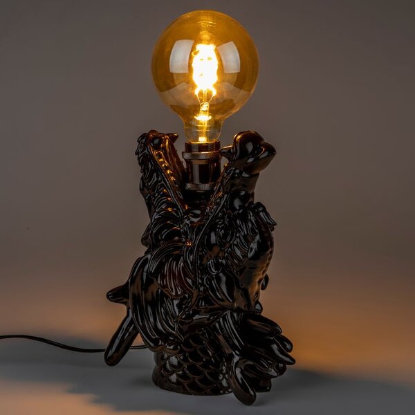Černá stolní lampa Bold Monkey Dragonized Bastard