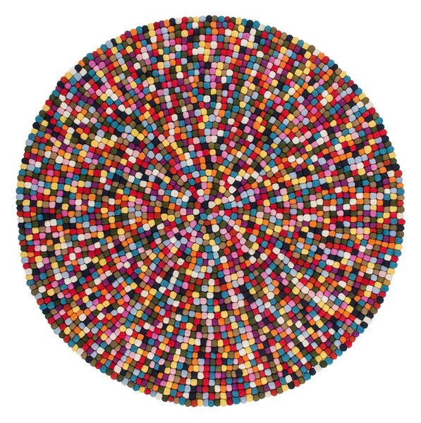Ručně tkaný kusový koberec PASSION 730 MULTI-120x120 (průměr) kruh