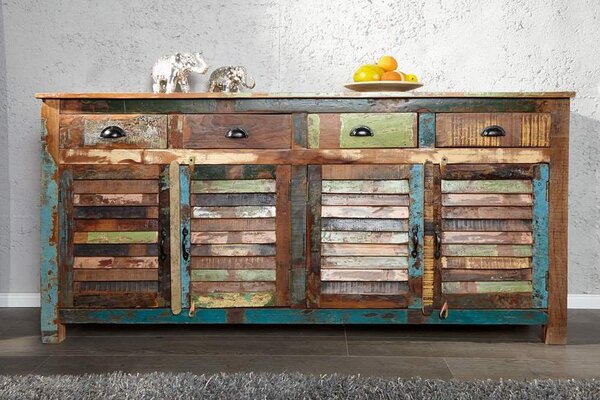 Designová komoda Jacktar 160 cm recyklované dřevo