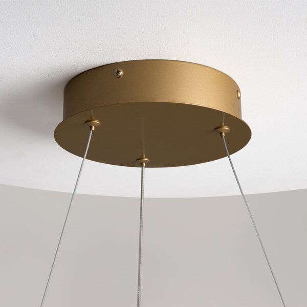 Maytoni Curve LED závěsné svítidlo Zlatá