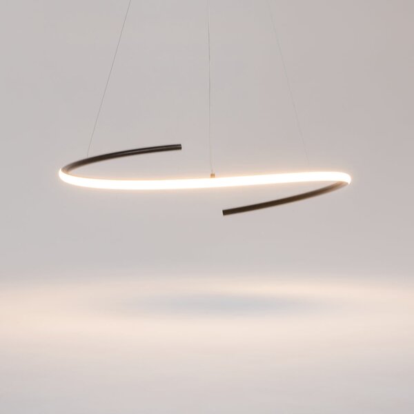 Maytoni Curve LED závěsné svítidlo Zlatá