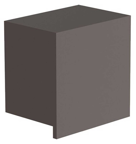 VK Light Pit LED nástěnné svítidlo IP65 hranaté Antracitová2700K