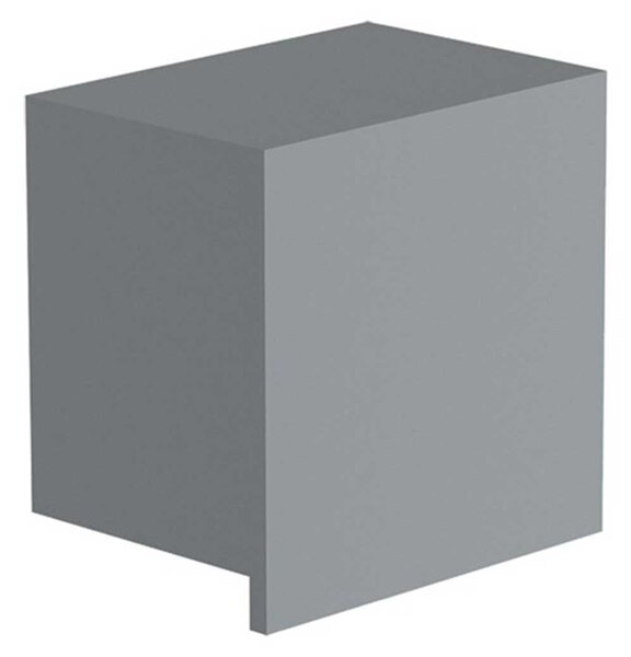 VK Light Pit LED nástěnné svítidlo IP65 hranaté Antracitová2700K