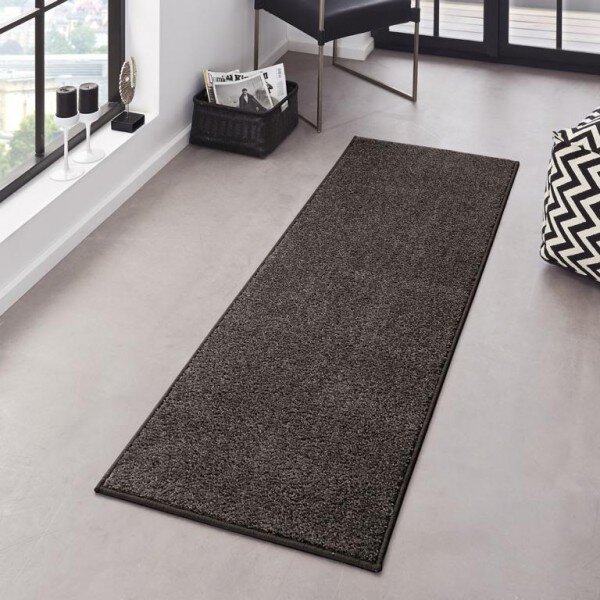 Hanse Home, Kusový koberec Pure 102661 Anthracite, 140x200, šedá, kancelář