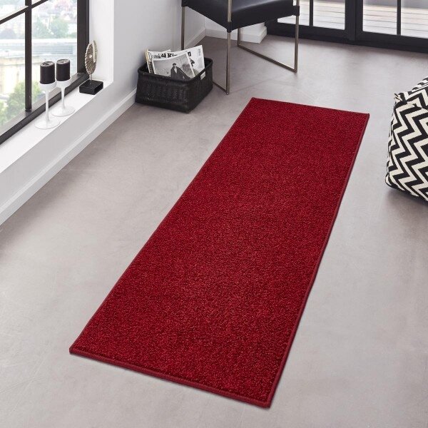 Hanse Home, Kusový koberec Pure 102616 Red, 140x200, červená, kancelář