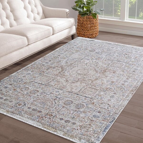 Makro Abra Kusový koberec Baron 05 Klasický krémový modrý Rozměr: 120x170 cm