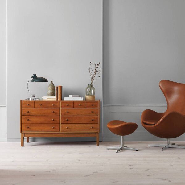 FRITZ HANSEN Kaiser Idell 6631-T Luxus lesk zelená, Zelená, Obývací pokoj / jídelna, Mosaz, Design, stojací lampa