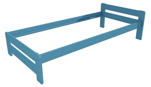 Vomaks Jednolůžková postel VMK003B Rozměr: 100 x 200 cm, Povrchová úprava: netransparentní barva modrá