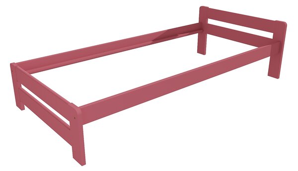 Vomaks Jednolůžková postel VMK003B Rozměr: 100 x 200 cm, Povrchová úprava: netransparentní barva růžová