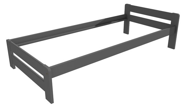 Vomaks Jednolůžková postel VMK003B Rozměr: 80 x 200 cm, Povrchová úprava: netransparentní barva šedá