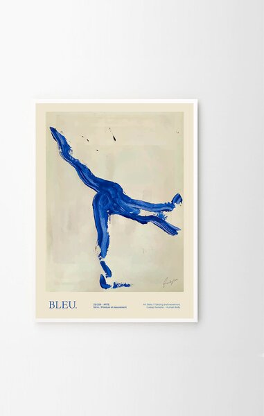 The Poster Club Plakát Bleu by Lucrecia Rey Caro 50x70