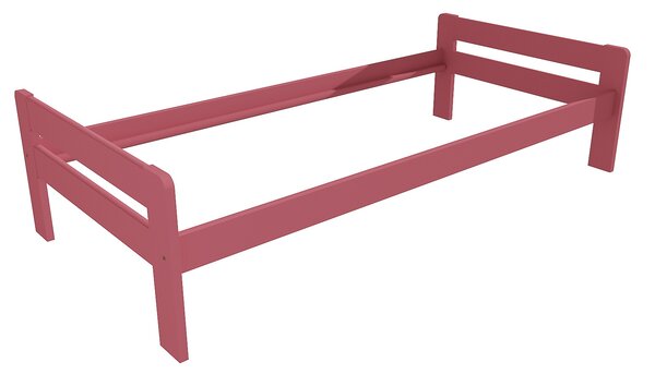 Vomaks Jednolůžková postel VMK003C Rozměr: 90 x 200 cm, Povrchová úprava: netransparentní barva růžová