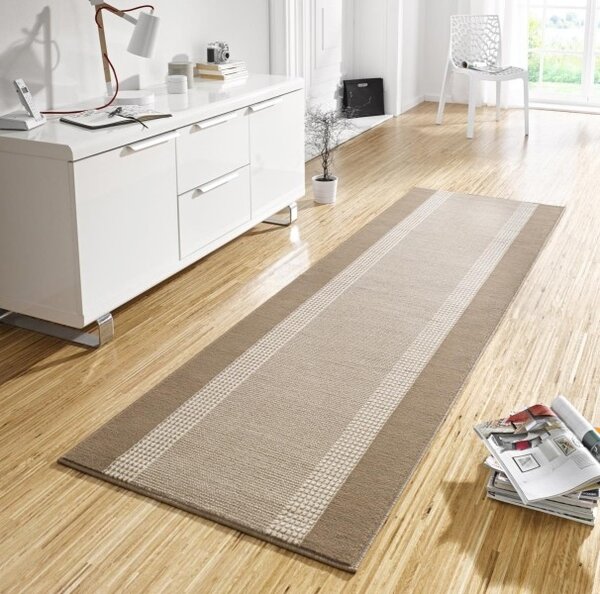 Hanse Home, Běhoun Basic 102498, 80x250, béžová, chodba / předsíň