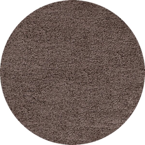 Ayyildiz koberce Kusový koberec Dream Shaggy 4000 Mocca kruh - 80x80 (průměr) kruh cm