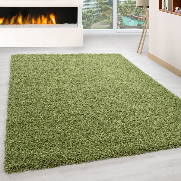 Ayyildiz Kusový koberec Life Shaggy 1500 green - 80x150 cm