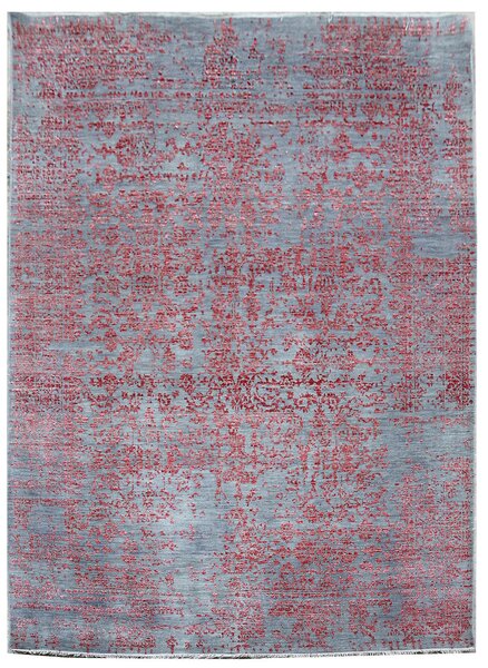 Diamond Carpets koberce Ručně vázaný kusový koberec Diamond DC-JK 1 silver/pink - 180x275 cm