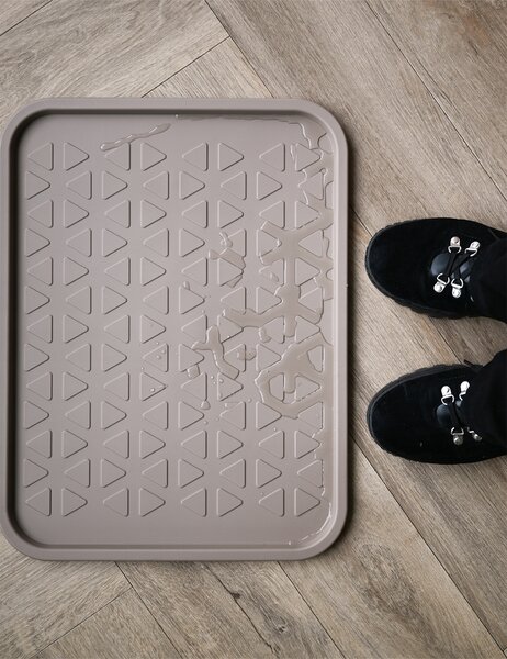 Rohožka e-floor plastová béžová 38x50 cm do interiéru