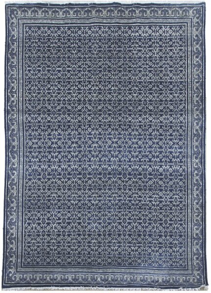 Diamond Carpets koberce Ručně vázaný kusový koberec Diamond DC-OC Denim blue/silver - 180x275 cm