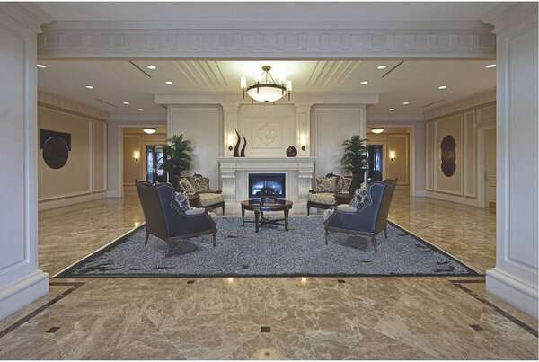 Diamond Carpets India, Ručně vázaný kusový koberec Diamond DC-M 5 Silver/natural, 120x170, šedá, chodba / předsíň