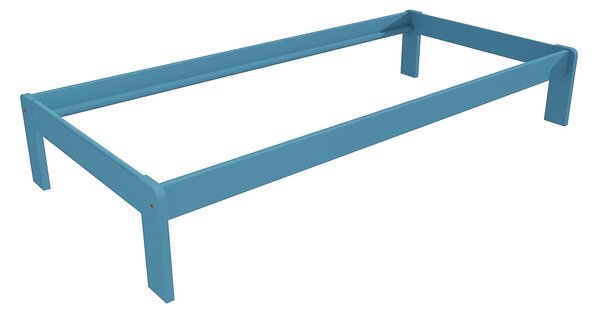 Vomaks Jednolůžková postel VMK004A Rozměr: 90 x 200 cm, Povrchová úprava: netransparentní barva modrá