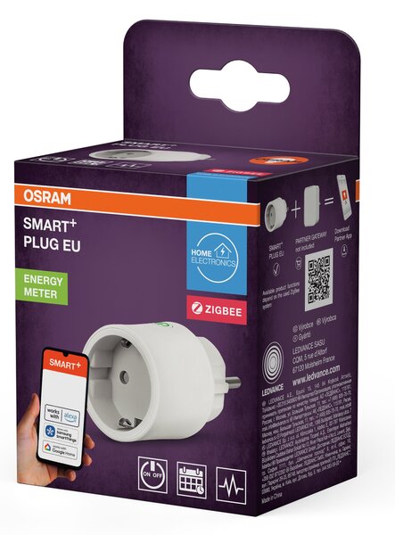SMART+ Chytrá zásuvka ZigBee Bílá