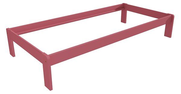 Vomaks Jednolůžková postel VMK004A Rozměr: 80 x 200 cm, Povrchová úprava: netransparentní barva růžová