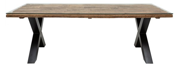 Designový jídelní stůl Shark X 220 cm přírodní
