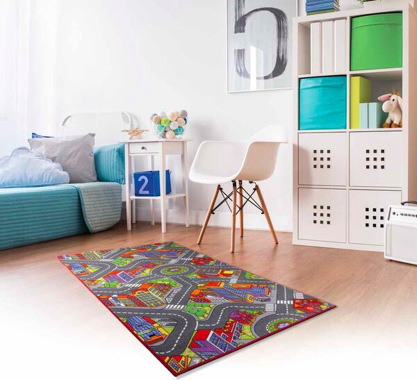 Associated Weavers Dětský kusový koberec silnice Big City - 95x133 cm