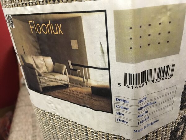 Devos Caby (DC Carpets), Kusový koberec FLOORLUX Silver/Black 20079 – na ven i na doma, 120x170, béžová, chodba / předsíň