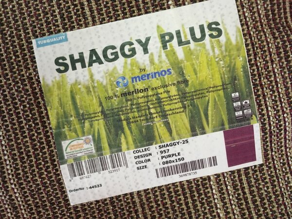 Medipa (Merinos), Kusový Koberec Shaggy Plus Purple 957, 160x230, fialová, ložnice