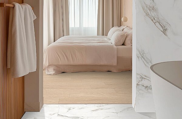 GERFLOR Creation 55 White marble GERC55 1743 - 3.76 m2