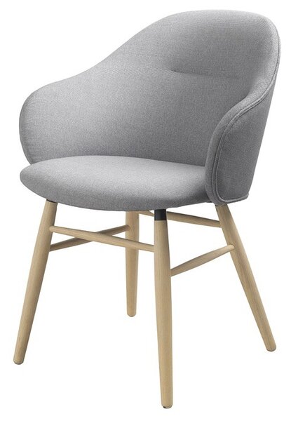 Designová židle Kalyani světle šedá