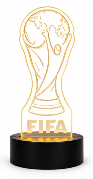 Stolní LED světlo, dekorativní, noční, trofej FIFA MS 2026, 19x10x8 cm, plast, více barev, Dekorino LS20260009