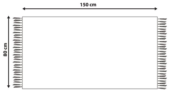Koberec KAGHSI Pestrá 80 x 150 cm Vlna Kelim