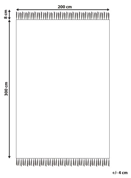 Koberec ZOVUNI Pestrá 200 x 300 cm Vlna Kelim