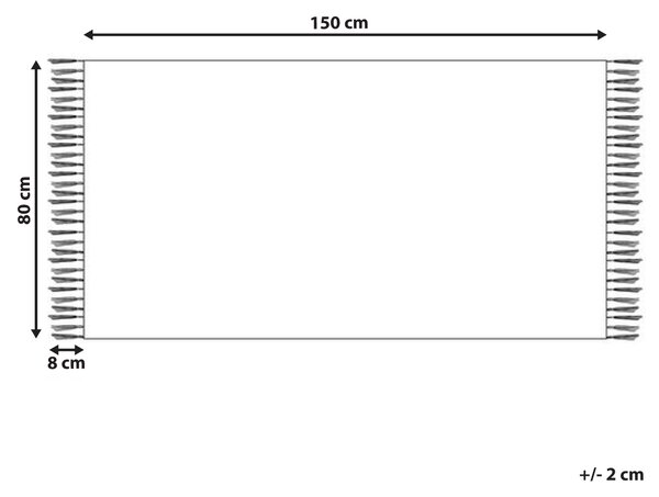 Koberec AREVIK Pestrá 80 x 150 cm Vlna Kelim