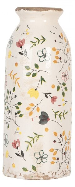Keramická váza s motivem rozkvetlé louky Jetje – 8x20 cm