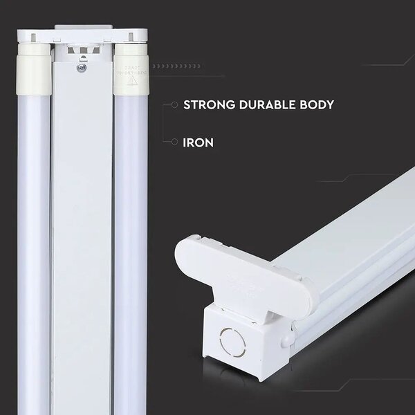 LED Solution Zářivkové těleso 120cm IP20 + 2x LED trubice 18W Economy Barva světla: Studená bílá 6055_216264