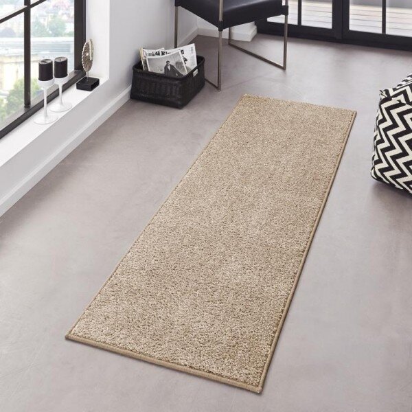 Hanse Home, Kusový koberec Pure 102662 Taupe/Cream, 80x200, béžová, kancelář