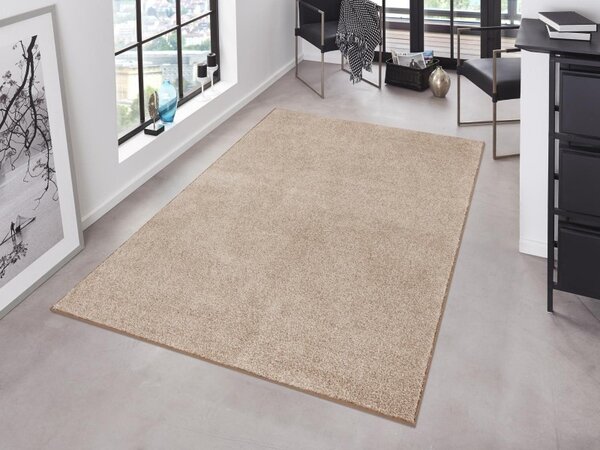 Hanse Home, Kusový koberec Pure 102662 Taupe/Cream, 80x200, béžová, kancelář