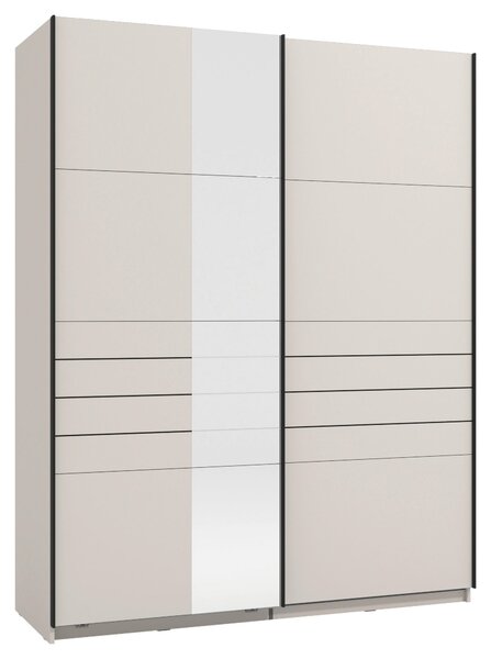 SKŘÍŇ S POSOUVACÍMI DVEŘMI, kašmírová, 145,5/217,5/60 cm Xora - Šatní skříně