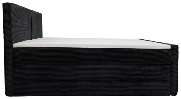 POSTEL BOXSPRING, 160/200 cm, černá Livetastic - Postele s úložným prostorem, Online Only