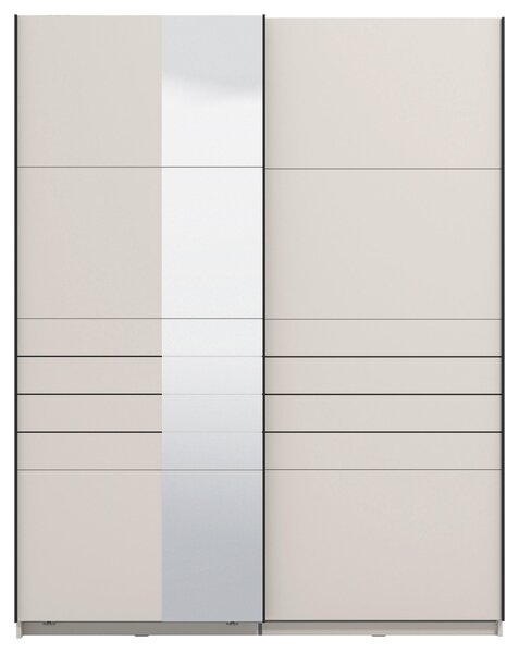 SKŘÍŇ S POSOUVACÍMI DVEŘMI, kašmírová, 145,5/217,5/60 cm Xora - Šatní skříně