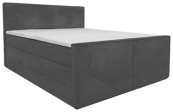 POSTEL BOXSPRING, 160/200 cm, šedá Livetastic - Postele s úložným prostorem, Online Only