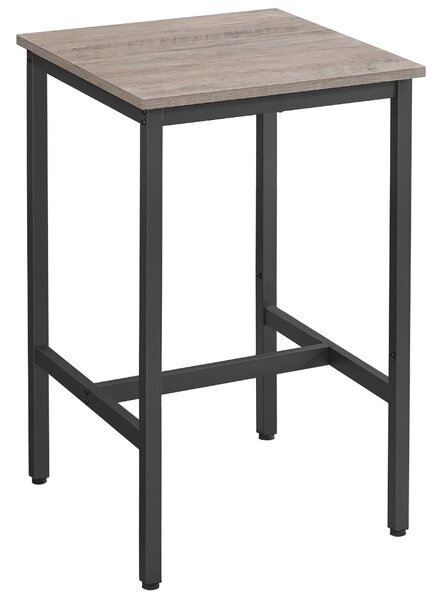 BAROVÝ STŮL, černá, šedobéžová, 60/90/60 cm MID.YOU - Barové stoly, Online Only