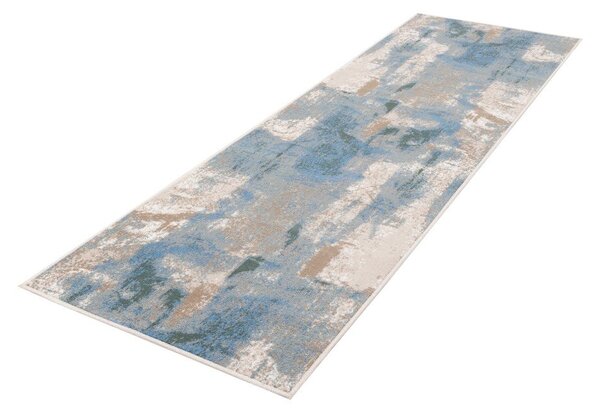 Světle modrý běhoun 80x300 cm Sensi Zashi – FD