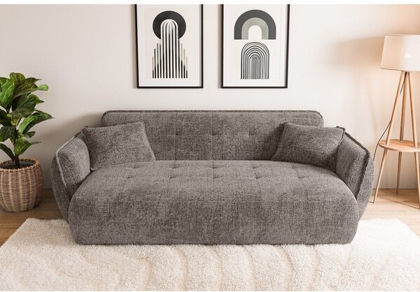 Taupe žinylková pohovka 250 cm Nelia Big – Ropez